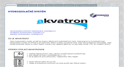 Desktop Screenshot of akvatron.cz