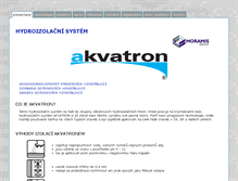 Tablet Screenshot of akvatron.cz